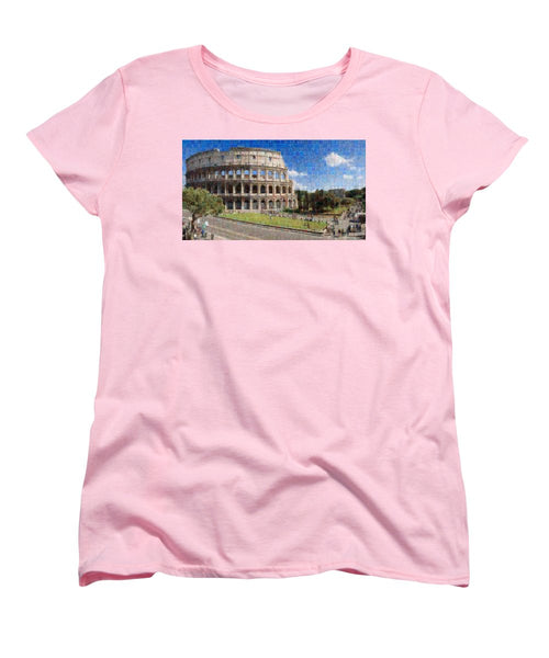Colosseum - Women's T-Shirt (Standard Fit) - ALEFBET - THE HEBREW LETTERS ART GALLERY