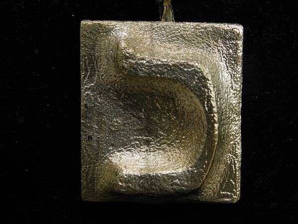 KAF steel keychain - ALEFBET - THE HEBREW LETTERS ART GALLERY
