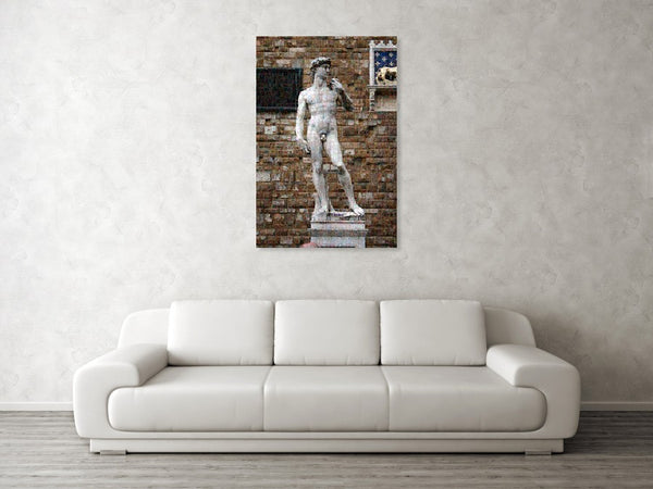 David - Canvas Print - ALEFBET - THE HEBREW LETTERS ART GALLERY