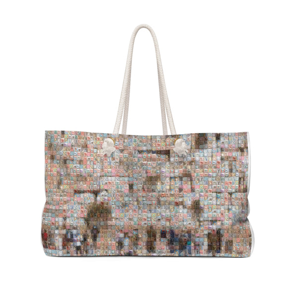 The Western Wall Weekender Bag, photomosaic by Gabriele Levy