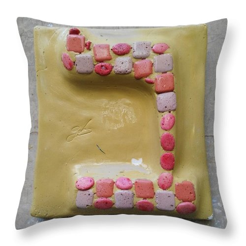 BET Bologna - Throw Pillow - ALEFBET - THE HEBREW LETTERS ART GALLERY