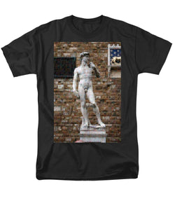 David - Men's T-Shirt  (Regular Fit) - ALEFBET - THE HEBREW LETTERS ART GALLERY