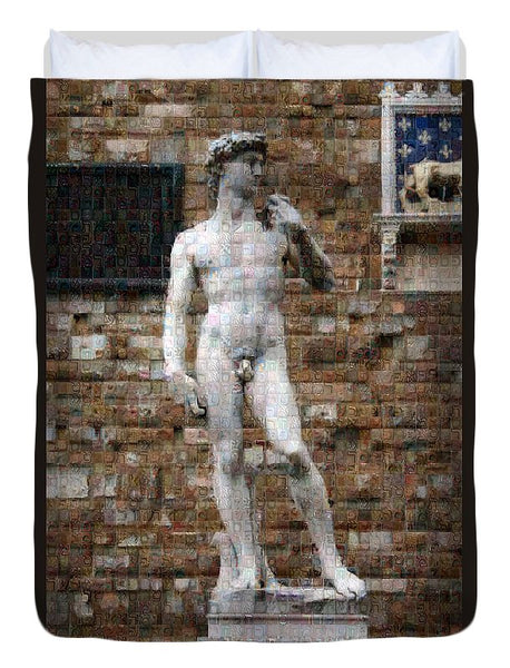 David - Duvet Cover - ALEFBET - THE HEBREW LETTERS ART GALLERY