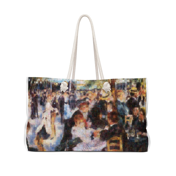 Renoir Weekend tote bag, photomosaic by Gabriele Levy