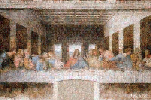 Last Supper - Art Print - ALEFBET - THE HEBREW LETTERS ART GALLERY