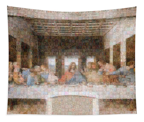 Last Supper - Tapestry - ALEFBET - THE HEBREW LETTERS ART GALLERY
