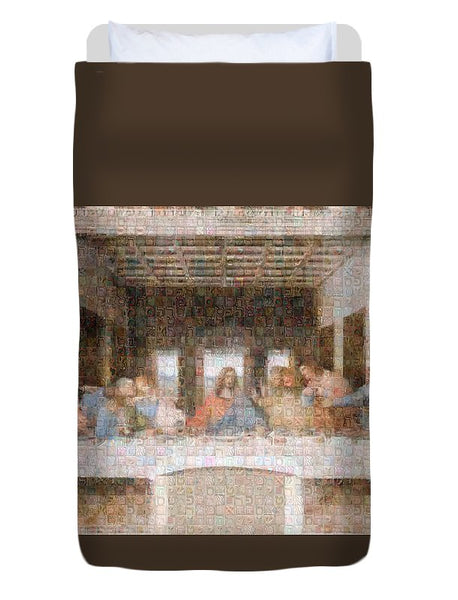 Last Supper - Duvet Cover - ALEFBET - THE HEBREW LETTERS ART GALLERY