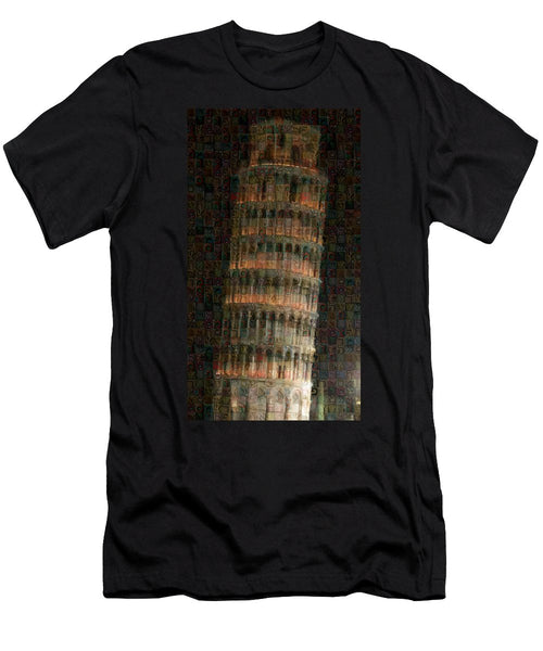 Pisa Tower - T-Shirt - ALEFBET - THE HEBREW LETTERS ART GALLERY