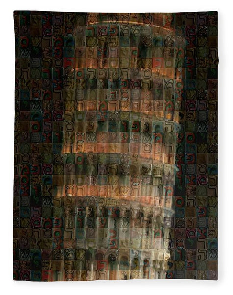 Pisa Tower - Blanket - ALEFBET - THE HEBREW LETTERS ART GALLERY