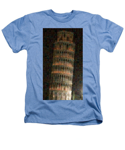 Pisa Tower - Heathers T-Shirt - ALEFBET - THE HEBREW LETTERS ART GALLERY