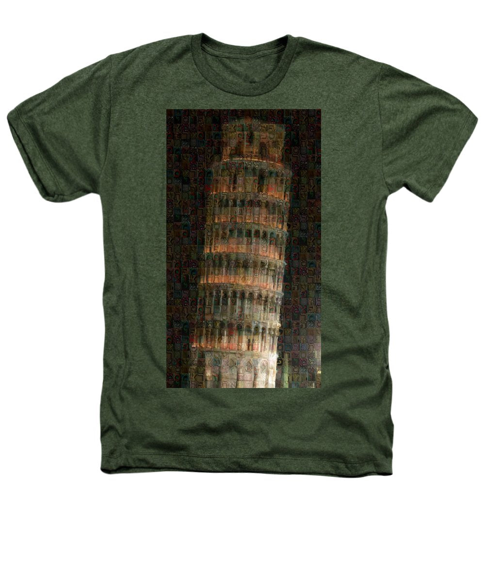 Pisa Tower - Heathers T-Shirt - ALEFBET - THE HEBREW LETTERS ART GALLERY