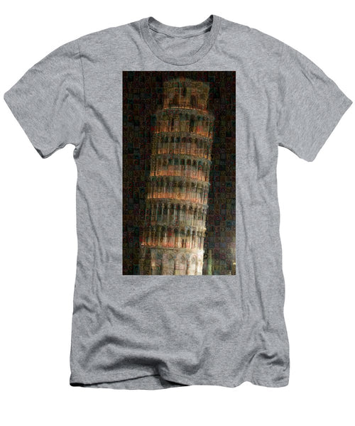 Pisa Tower - T-Shirt - ALEFBET - THE HEBREW LETTERS ART GALLERY