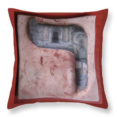 RESH,aibot avar - Throw Pillow - ALEFBET - THE HEBREW LETTERS ART GALLERY