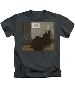 Tribute to Abbott - Kids T-Shirt - ALEFBET - THE HEBREW LETTERS ART GALLERY