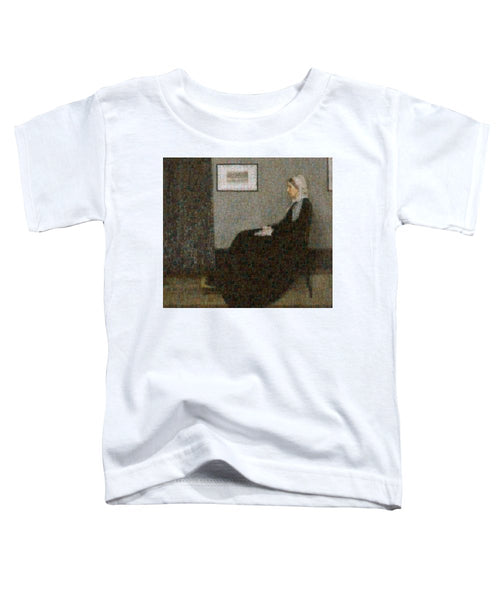 Tribute to Abbott - Toddler T-Shirt - ALEFBET - THE HEBREW LETTERS ART GALLERY