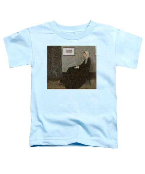 Tribute to Abbott - Toddler T-Shirt - ALEFBET - THE HEBREW LETTERS ART GALLERY