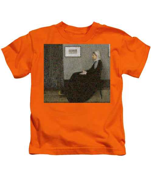 Tribute to Abbott - Kids T-Shirt - ALEFBET - THE HEBREW LETTERS ART GALLERY