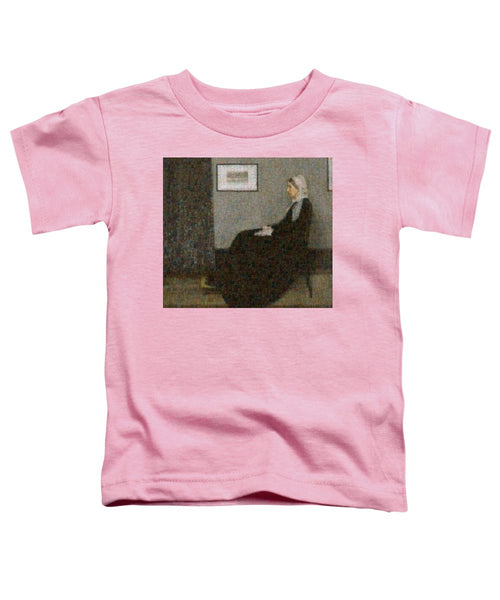 Tribute to Abbott - Toddler T-Shirt - ALEFBET - THE HEBREW LETTERS ART GALLERY