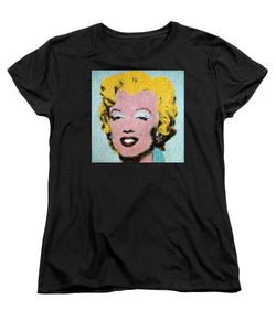 Tribute to Andy Warhol - 1 - Women's T-Shirt (Standard Fit) - ALEFBET - THE HEBREW LETTERS ART GALLERY