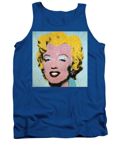 Tribute to Andy Warhol - 1 - Tank Top - ALEFBET - THE HEBREW LETTERS ART GALLERY