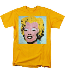 Tribute to Andy Warhol - 1 - Men's T-Shirt  (Regular Fit) - ALEFBET - THE HEBREW LETTERS ART GALLERY