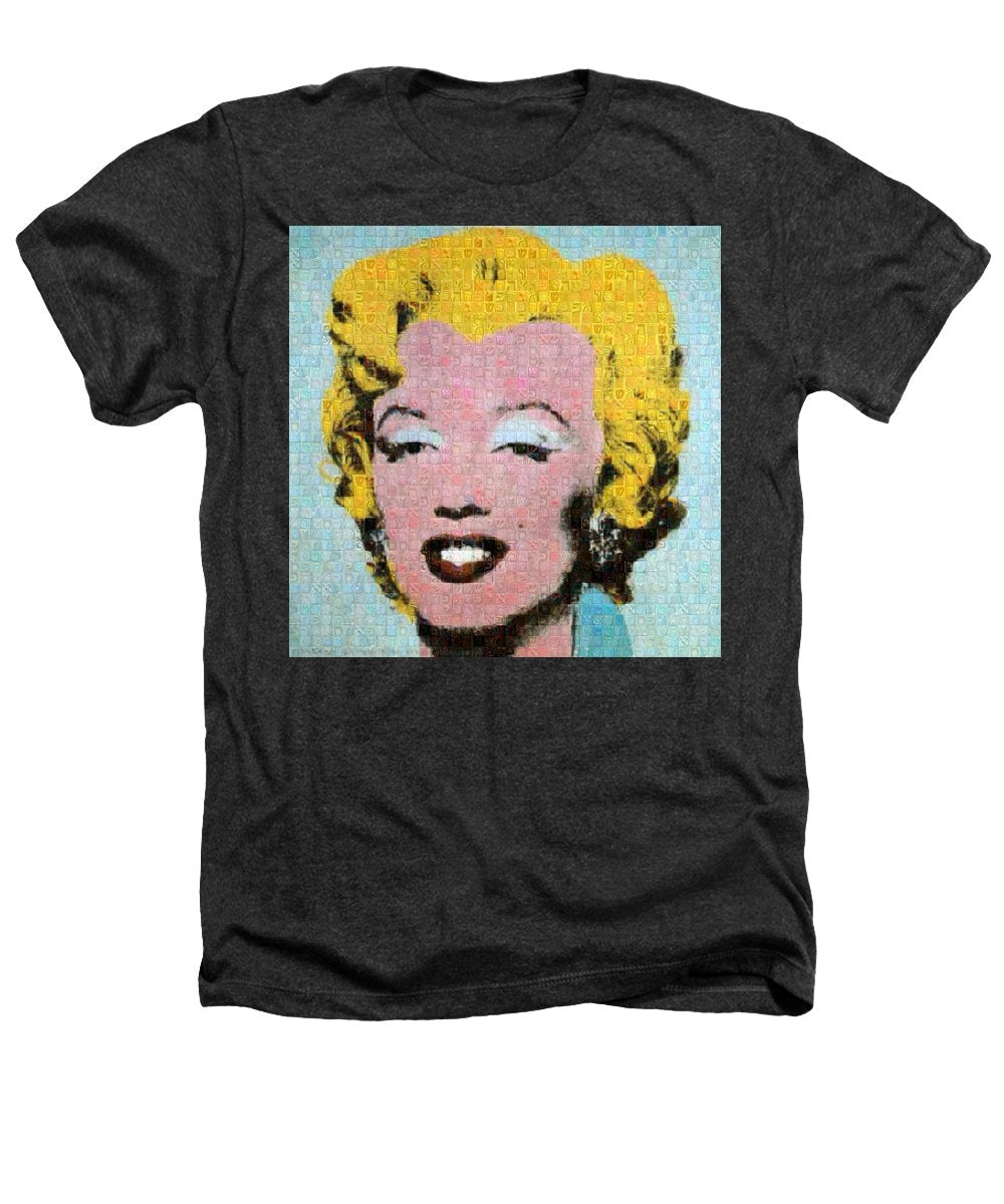 Tribute to Andy Warhol - 1 - Heathers T-Shirt - ALEFBET - THE HEBREW LETTERS ART GALLERY
