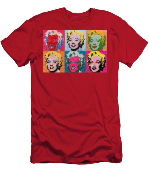 Tribute to Andy Warhol - 2 - T-Shirt - ALEFBET - THE HEBREW LETTERS ART GALLERY