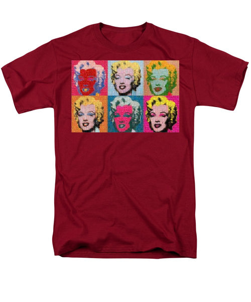 Tribute to Andy Warhol - 2 - Men's T-Shirt  (Regular Fit) - ALEFBET - THE HEBREW LETTERS ART GALLERY