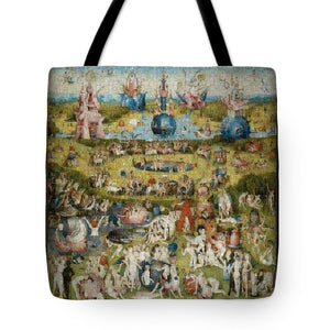 Tribute to Bosch - Tote Bag - ALEFBET - THE HEBREW LETTERS ART GALLERY