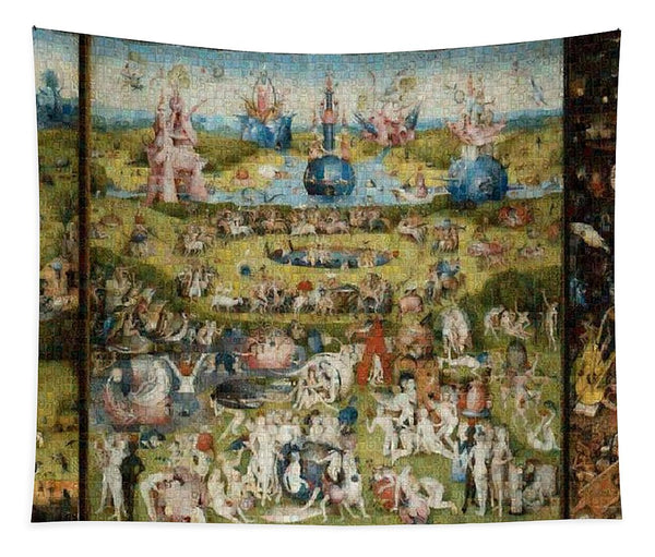 Tribute to Bosch - Tapestry - ALEFBET - THE HEBREW LETTERS ART GALLERY