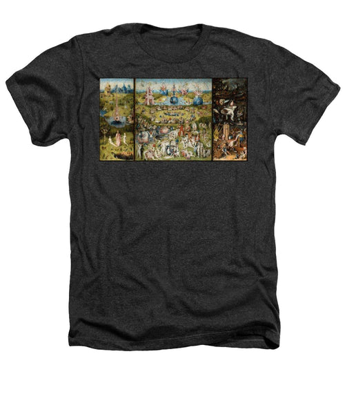 Tribute to Bosch - Heathers T-Shirt - ALEFBET - THE HEBREW LETTERS ART GALLERY