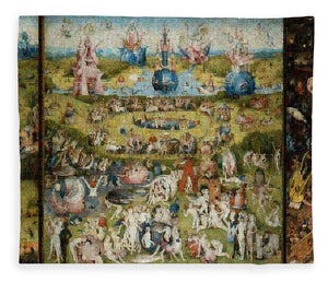 Tribute to Bosch - Blanket - ALEFBET - THE HEBREW LETTERS ART GALLERY