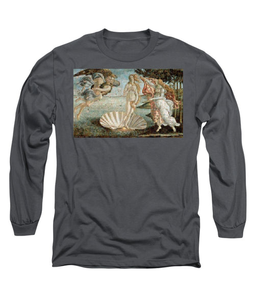 Tribute to Botticelli - Long Sleeve T-Shirt - ALEFBET - THE HEBREW LETTERS ART GALLERY
