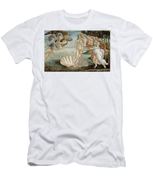 Tribute to Botticelli - T-Shirt - ALEFBET - THE HEBREW LETTERS ART GALLERY