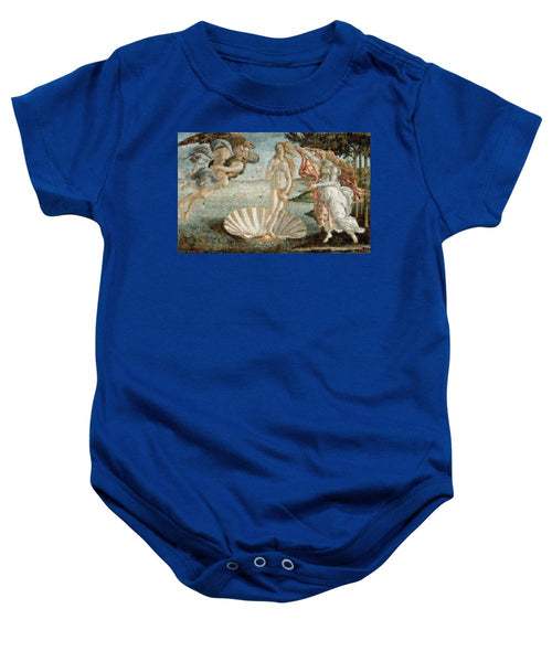 Tribute to Botticelli - Baby Onesie - ALEFBET - THE HEBREW LETTERS ART GALLERY