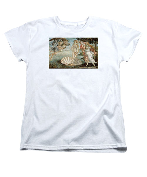 Tribute to Botticelli - Women's T-Shirt (Standard Fit) - ALEFBET - THE HEBREW LETTERS ART GALLERY
