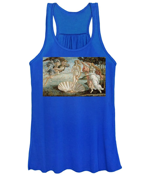 Tribute to Botticelli - Women's Tank Top - ALEFBET - THE HEBREW LETTERS ART GALLERY