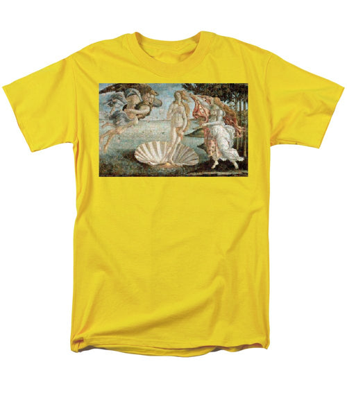 Tribute to Botticelli - Men's T-Shirt  (Regular Fit) - ALEFBET - THE HEBREW LETTERS ART GALLERY