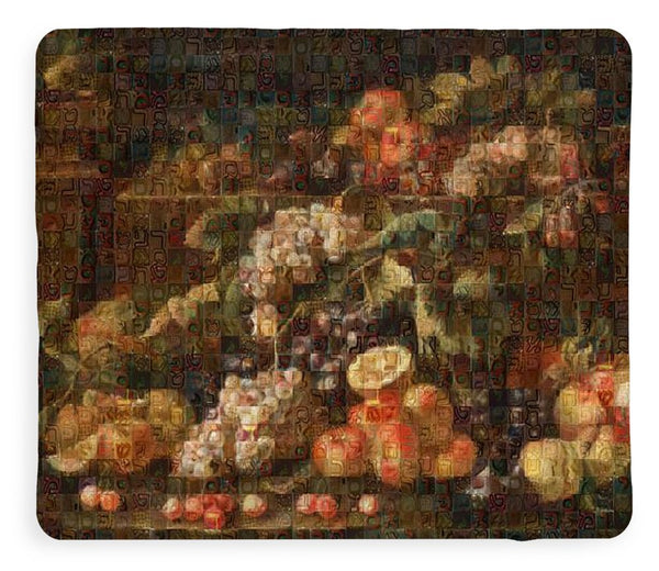 Tribute to Bruegel - Blanket - ALEFBET - THE HEBREW LETTERS ART GALLERY