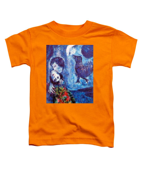 Tribute to Chagall . 4 - Toddler T-Shirt - ALEFBET - THE HEBREW LETTERS ART GALLERY