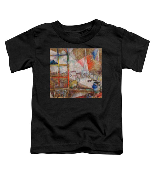 Tribute to Chagall . 5 - Toddler T-Shirt - ALEFBET - THE HEBREW LETTERS ART GALLERY
