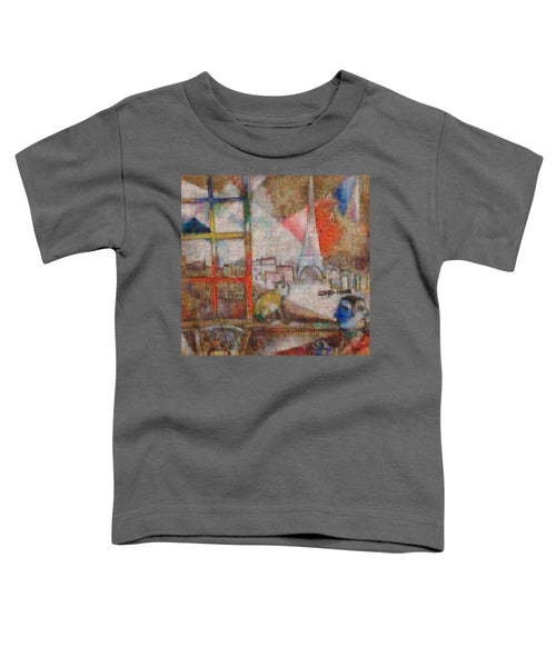 Tribute to Chagall . 5 - Toddler T-Shirt - ALEFBET - THE HEBREW LETTERS ART GALLERY