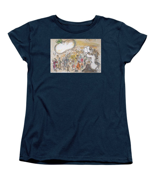 Tribute to Chagall - 6 - Women's T-Shirt (Standard Fit) - ALEFBET - THE HEBREW LETTERS ART GALLERY