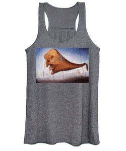 Tribute to Dali - 2 - Women's Tank Top - ALEFBET - THE HEBREW LETTERS ART GALLERY