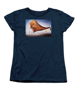 Tribute to Dali - 2 - Women's T-Shirt (Standard Fit) - ALEFBET - THE HEBREW LETTERS ART GALLERY