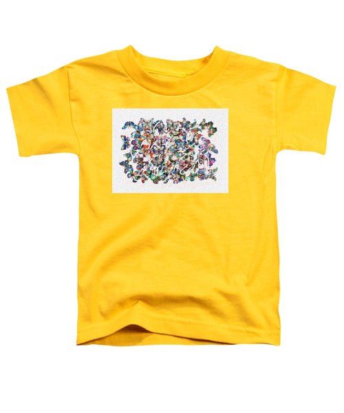 Tribute to Gestein - Toddler T-Shirt - ALEFBET - THE HEBREW LETTERS ART GALLERY