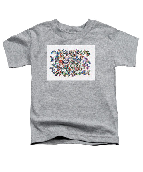 Tribute to Gestein - Toddler T-Shirt - ALEFBET - THE HEBREW LETTERS ART GALLERY