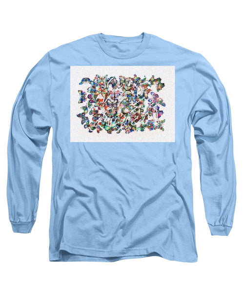 Tribute to Gestein - Long Sleeve T-Shirt - ALEFBET - THE HEBREW LETTERS ART GALLERY