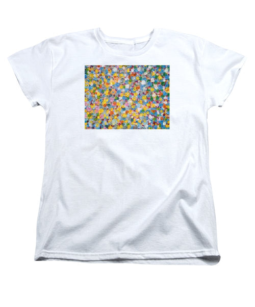 Tribute to Hirst - Women's T-Shirt (Standard Fit) - ALEFBET - THE HEBREW LETTERS ART GALLERY