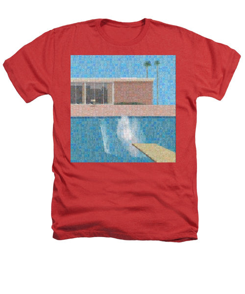 Tribute to Hockney - Heathers T-Shirt - ALEFBET - THE HEBREW LETTERS ART GALLERY